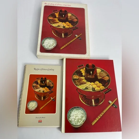 Vintage 1968 TIME LIFE FOODS OF THE WORLD: COOKING OF CHINA BOX SET Chinese Food - Picture 6 of 12